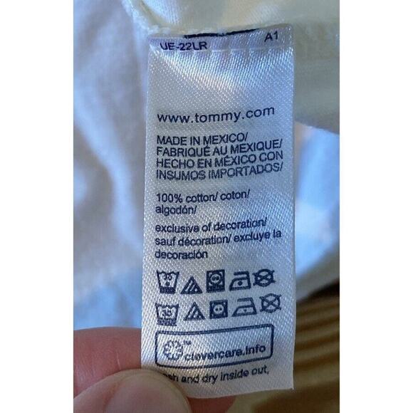 Tommy Jeans Logo T Shirt Size Large Men’s White - Picture 4 of 7